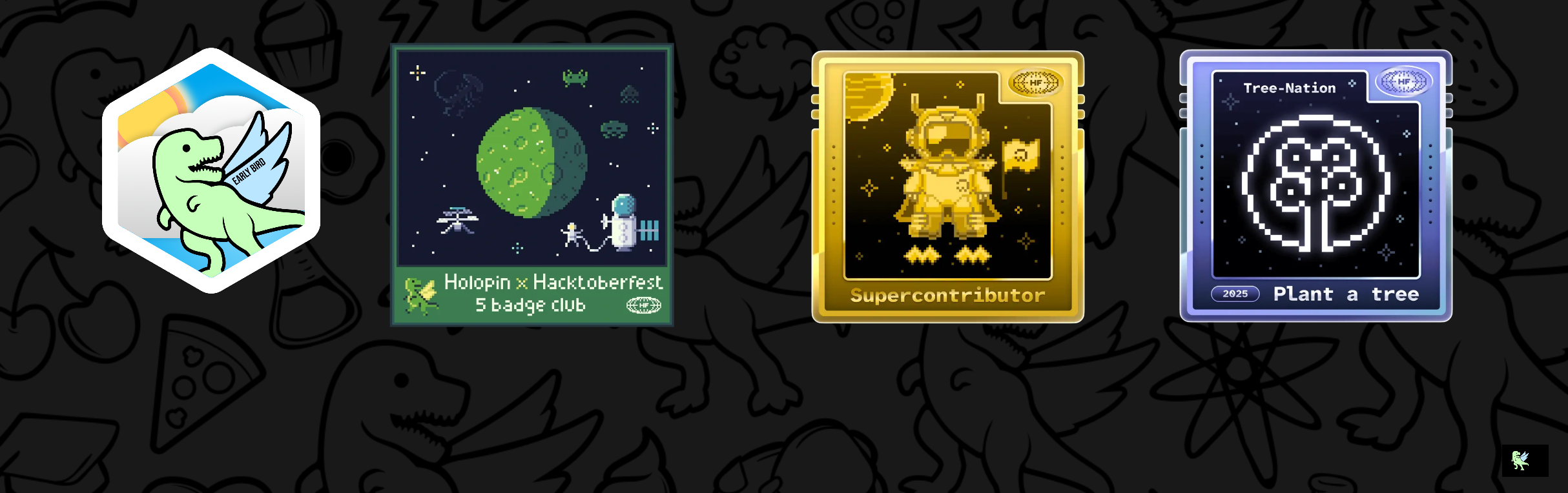 An image of @ritamroa's Holopin badges, which is a link to view their full Holopin profile