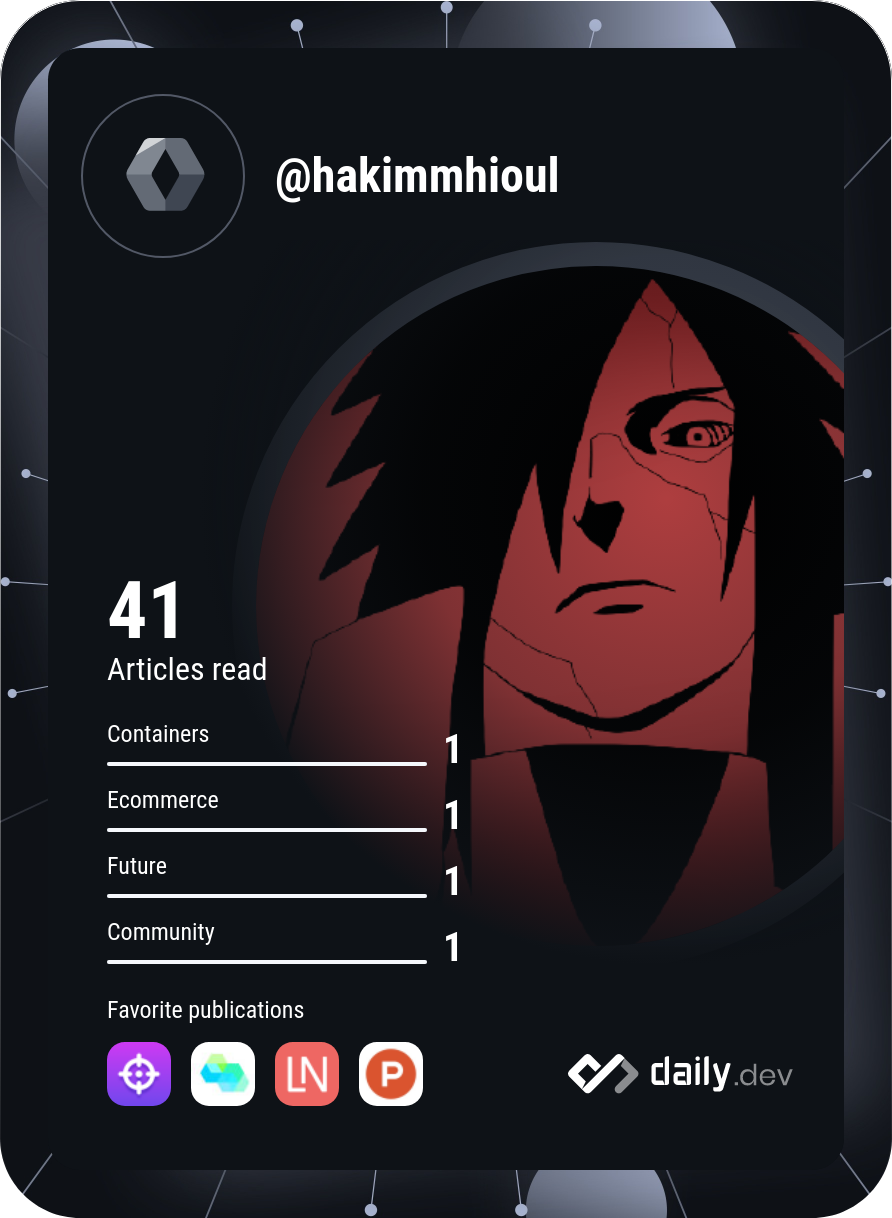 Abdelhakim Mhioul's Dev Card