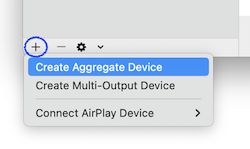 Create Aggregate Device