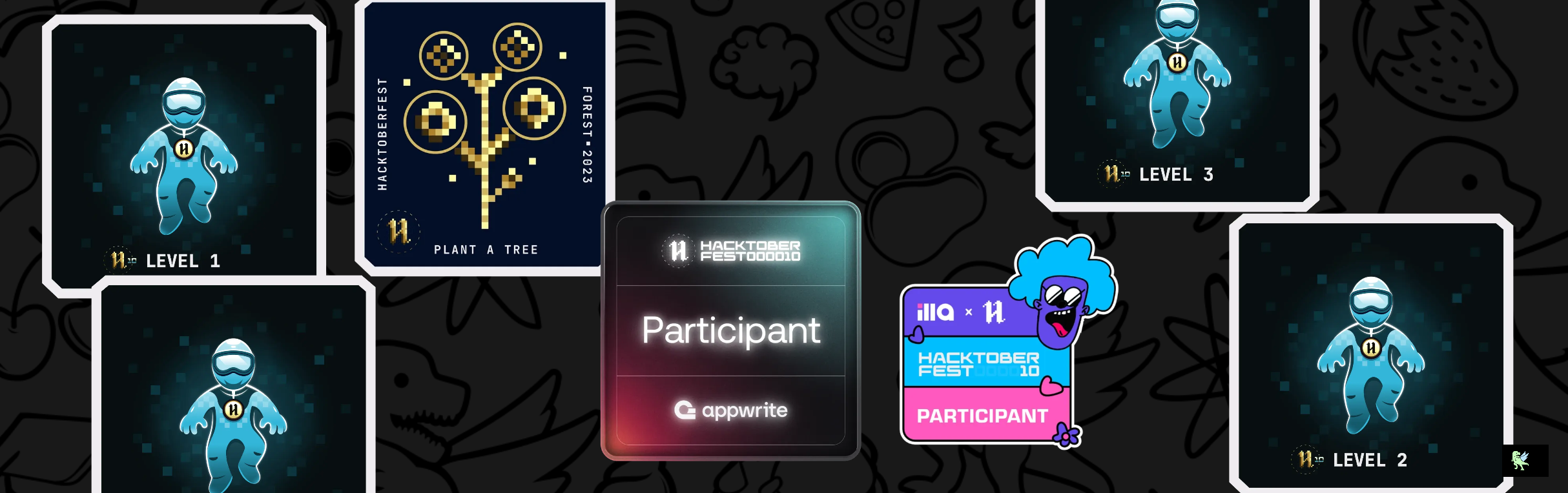 An image of @mdfaizalam555's Holopin badges, which is a link to view their full Holopin profile