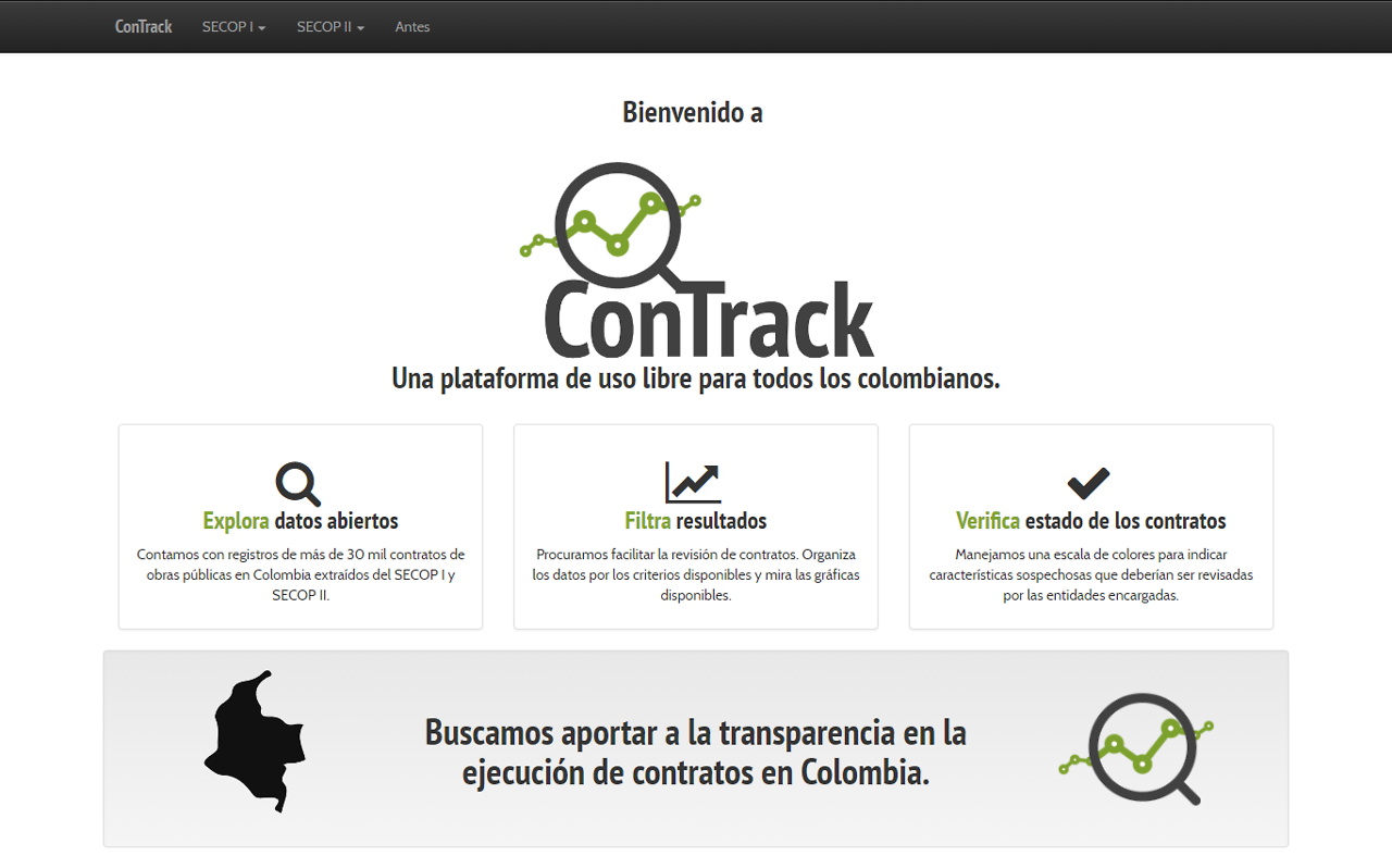 ConTrack Homepage