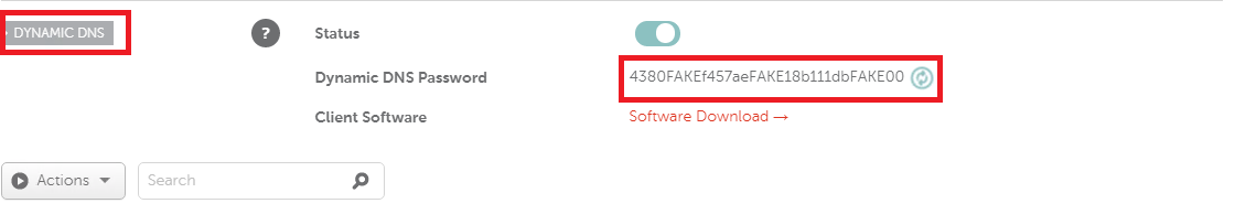 DDNS Password Namecheap