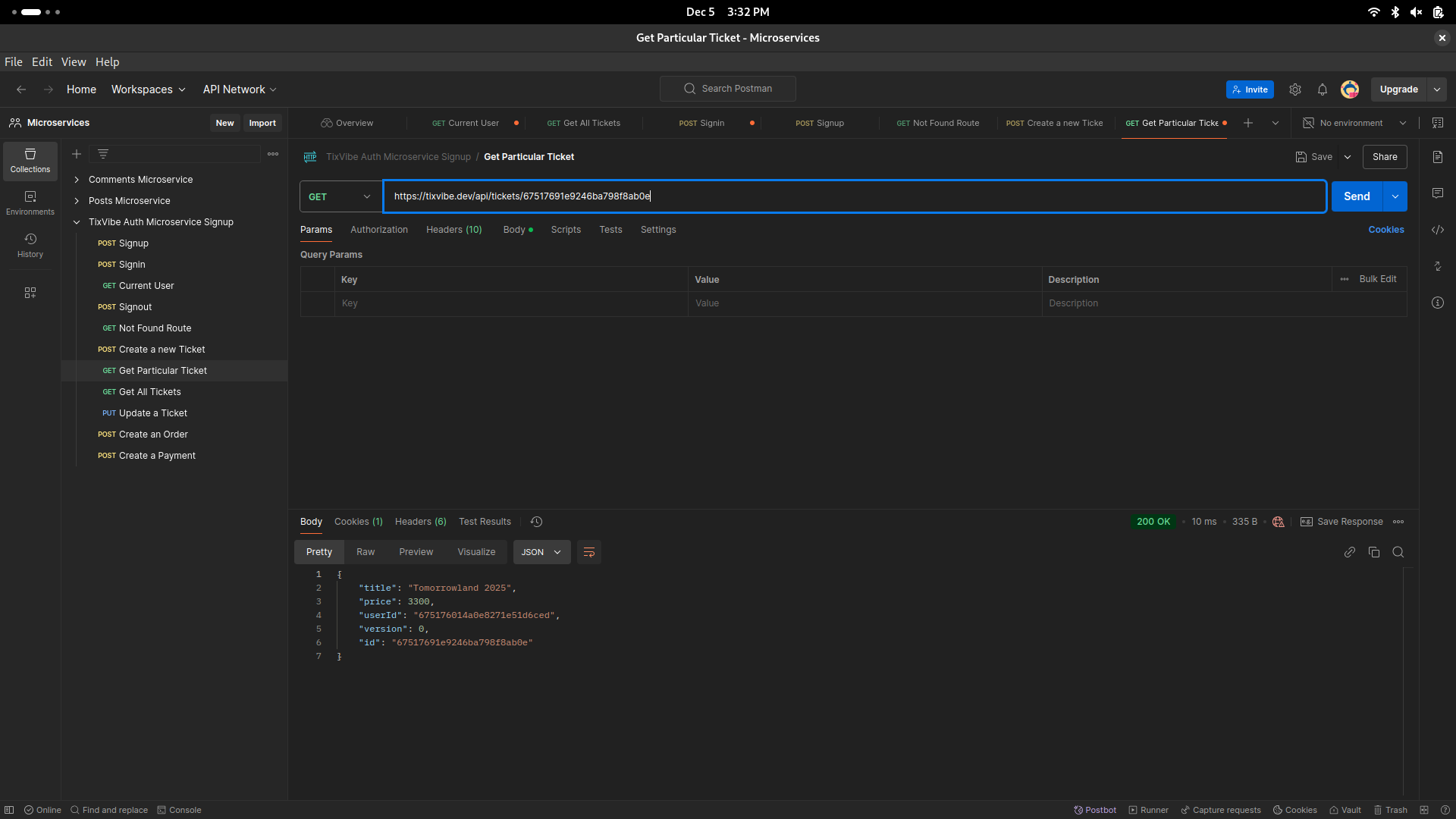 tixvibe microservices