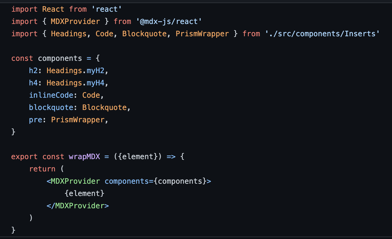 root-mdx example