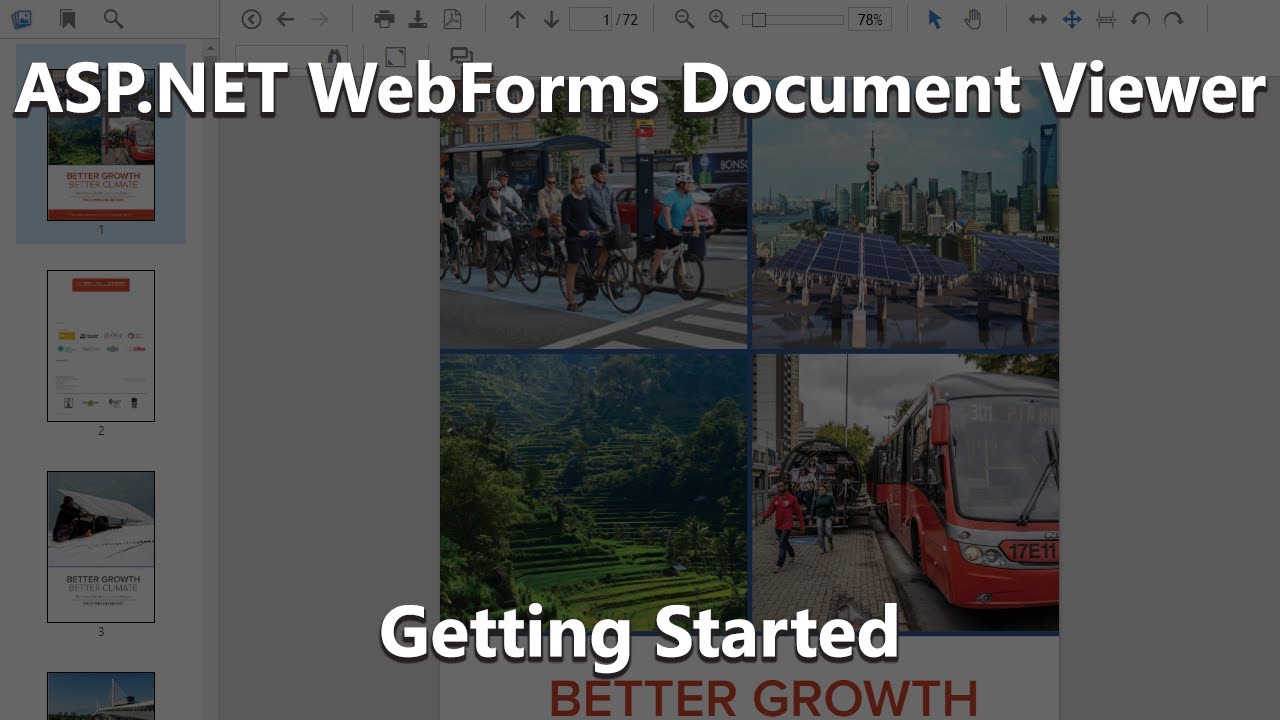 ASP.NET WebForms Document Viewer - Getting Started