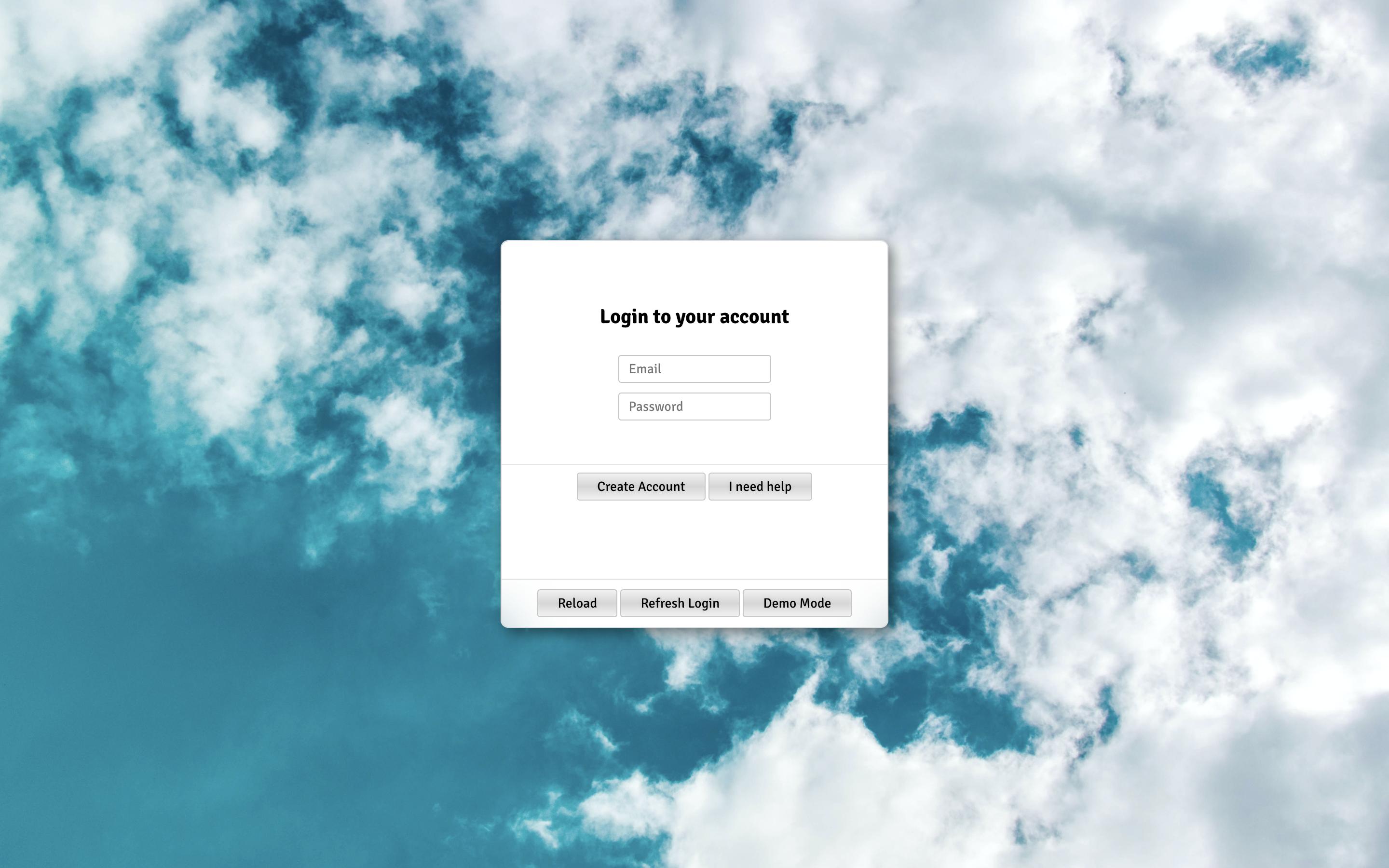 Login Screenshot