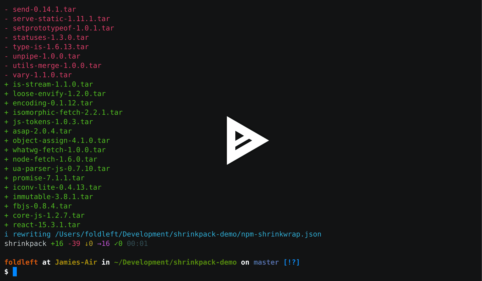 asciicast