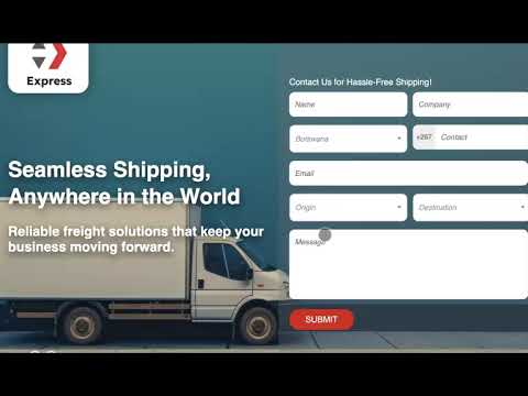 Express.js Landing Page | Secure & Responsive Lead Generation