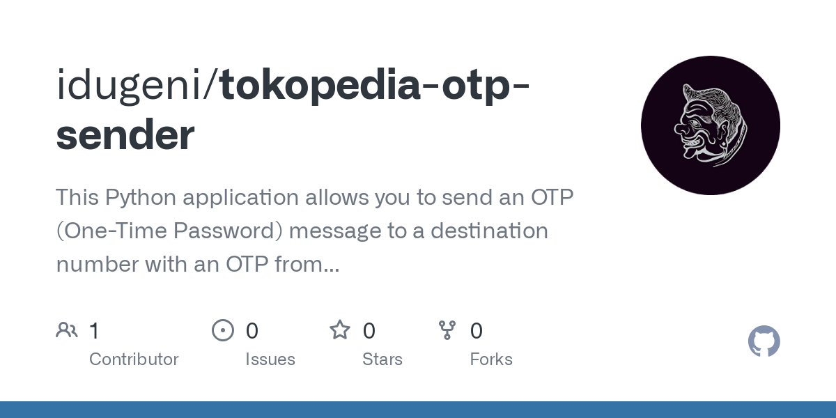 Tokopedia OTP Sender