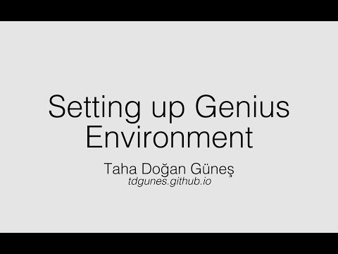 How to set up Genius from scratch