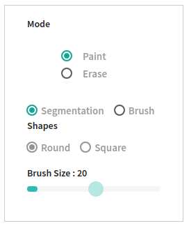 Segmentation Config Controls