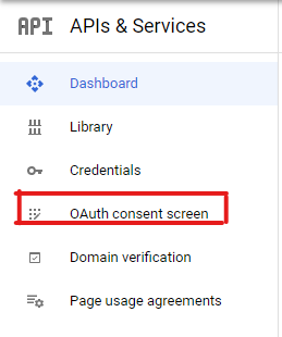 OAuth Consent Screen