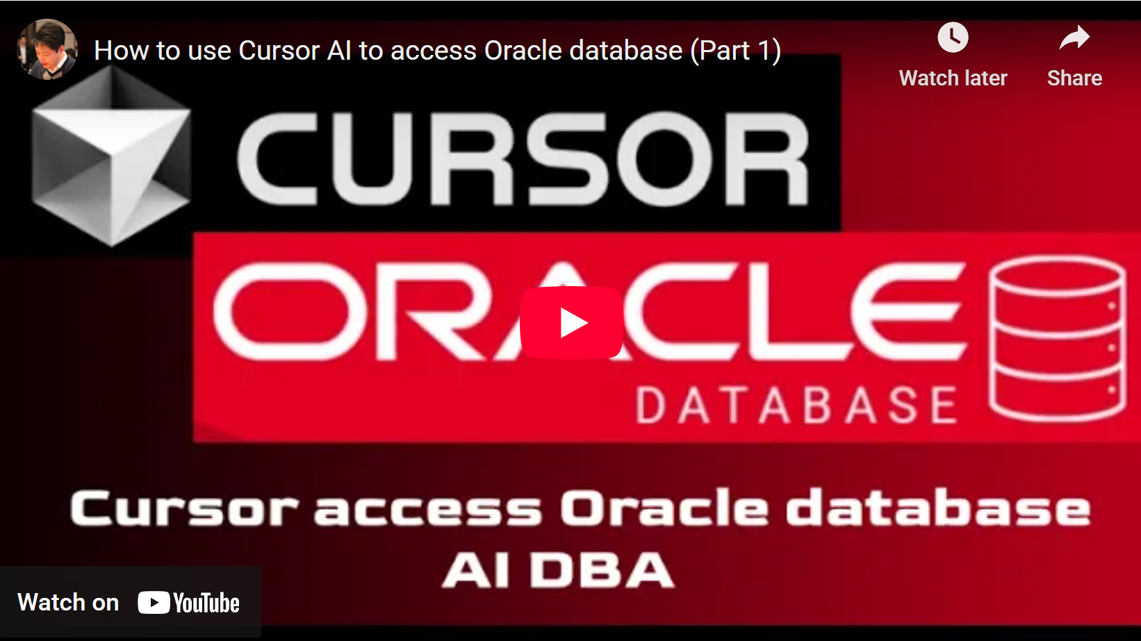 Cursor Oracle MCP Demo
