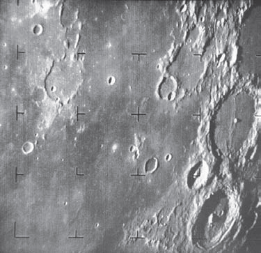  The first photograph of Moon by Ranger 7 in 1964 (Courtesy of NASA)