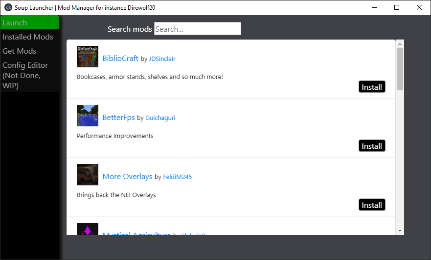 GitHub - Interferal/SoupLauncher: A Minecraft launcher made for people ...