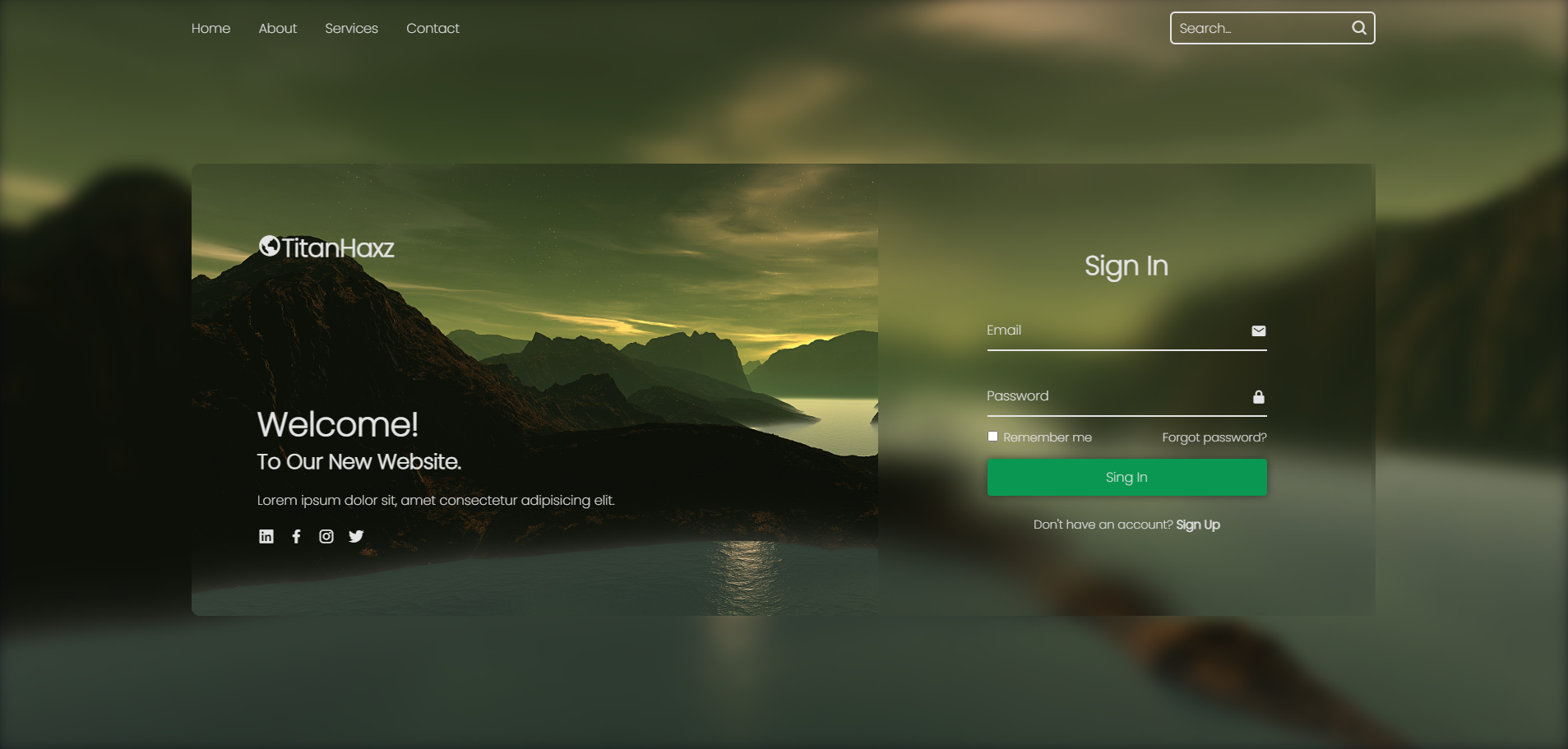 Login Form