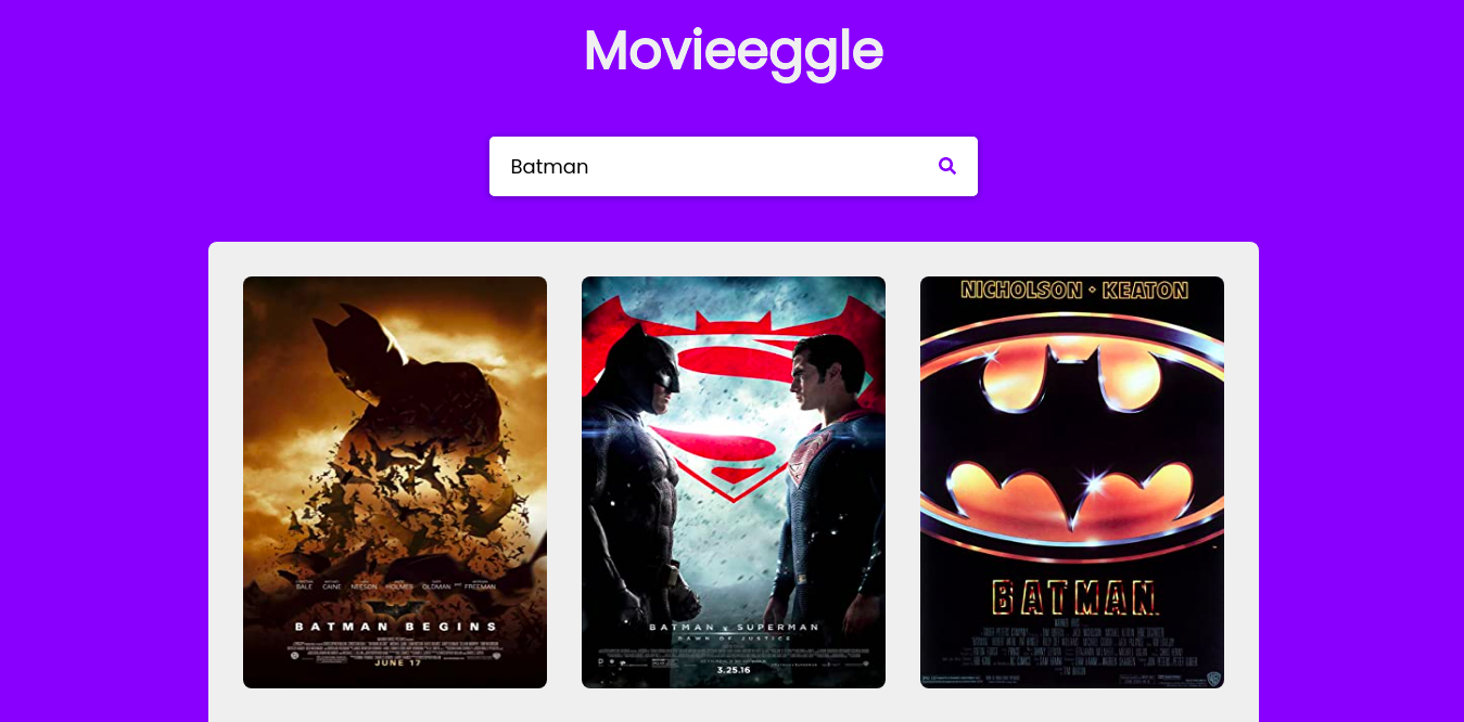 Screenshot of Movieeggle