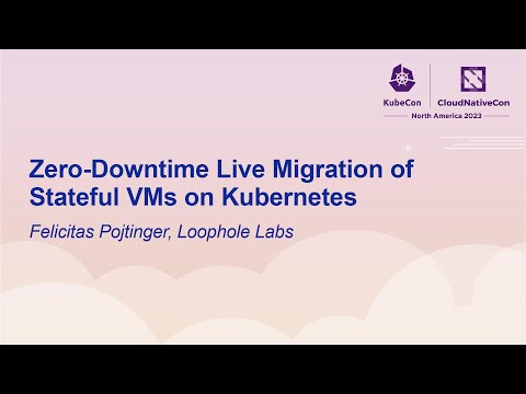 YouTube thumbnail of the KubeCon NA 2023 talk on Drafter
