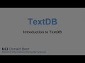 TextDB Demo Video 2.0