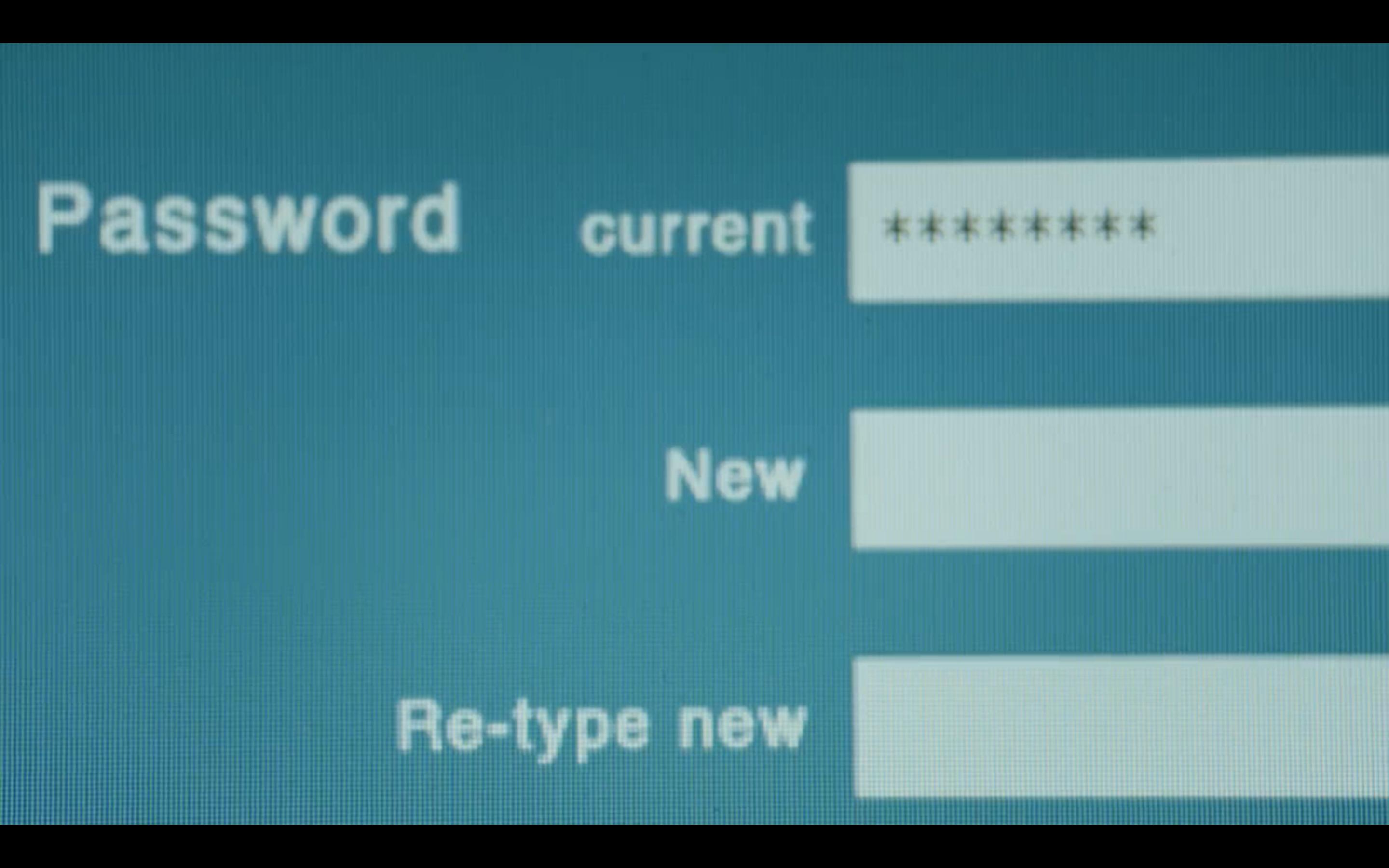 Shayla enters her password into Elliot's phishing site, :robot: screenshot 📷