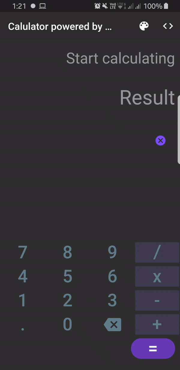 Calculator, Flutter