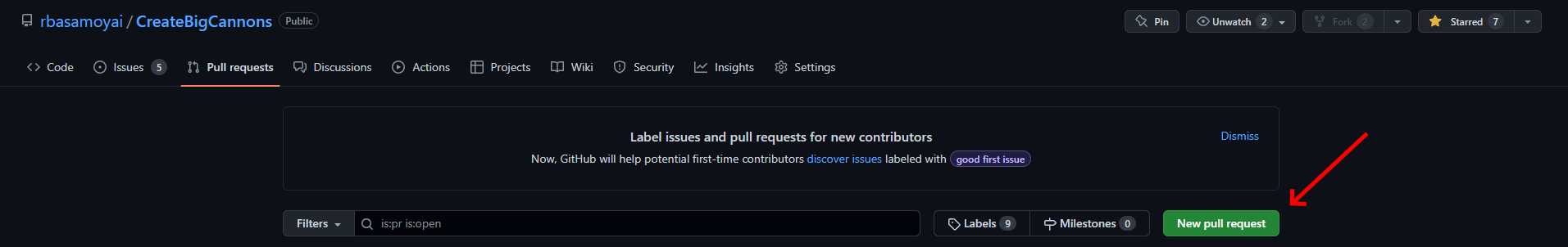 New Pull Request