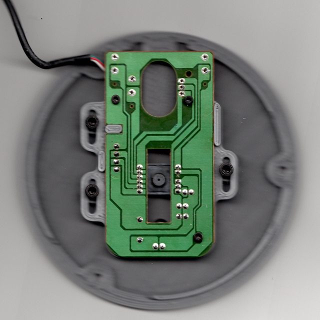 example of a completed mounting plate