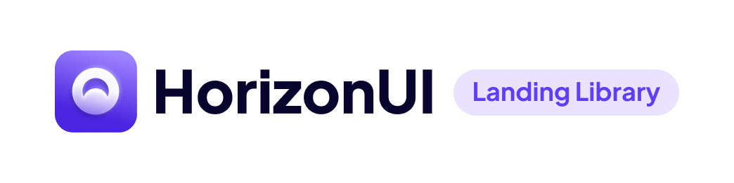 Horizon UI Tailwind CSS Landing Library