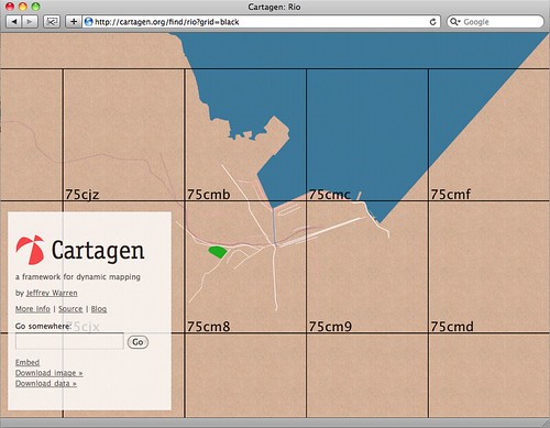 Cartagen with geohash grid