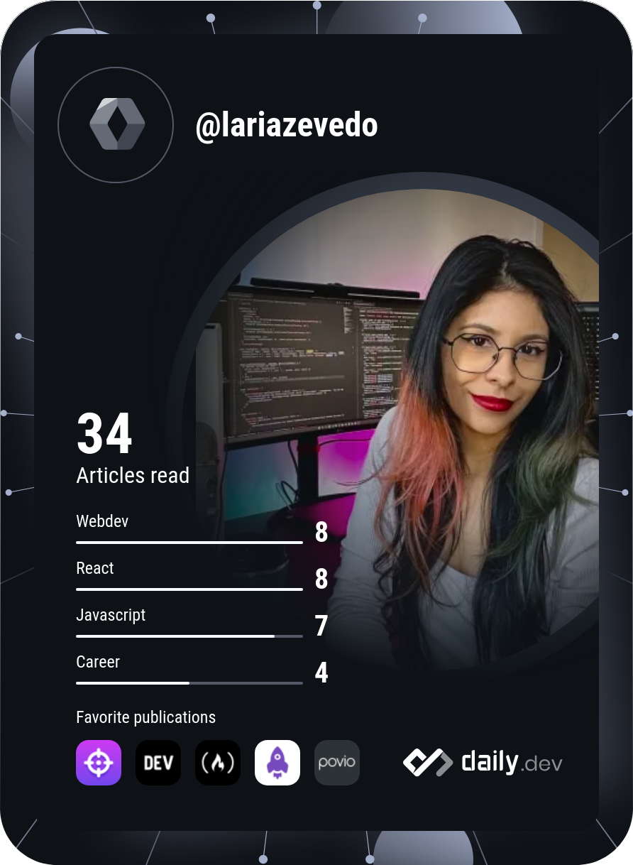 Larissa's Dev Card