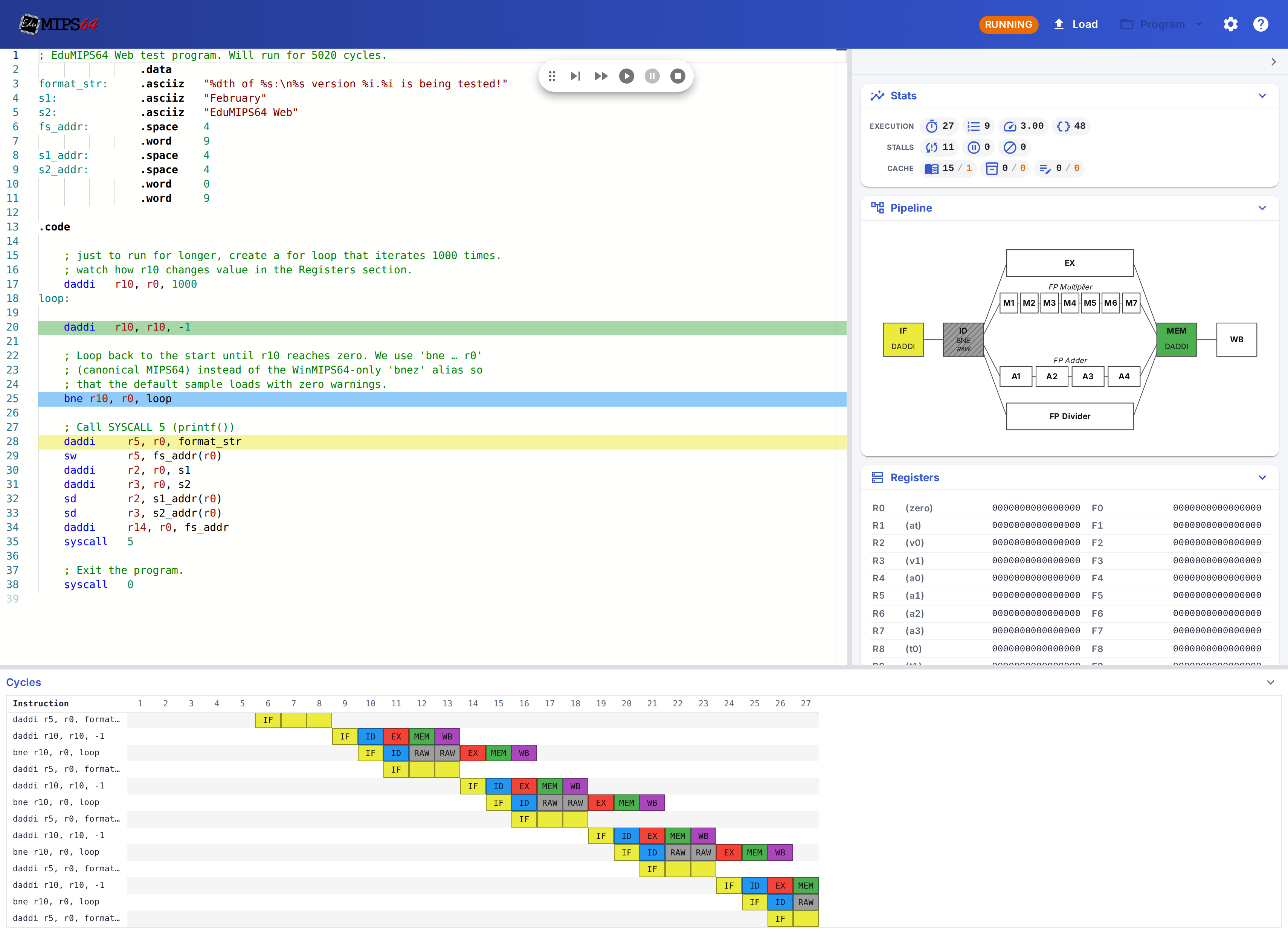 Web UI Screenshot