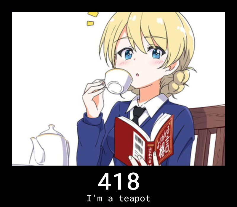 418 I'm a teapot