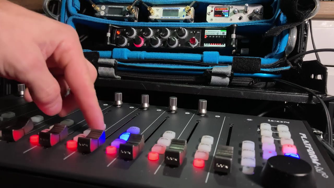 iCON Platform M+ on a Sound Devices MixPre: the Pico 2 bridge