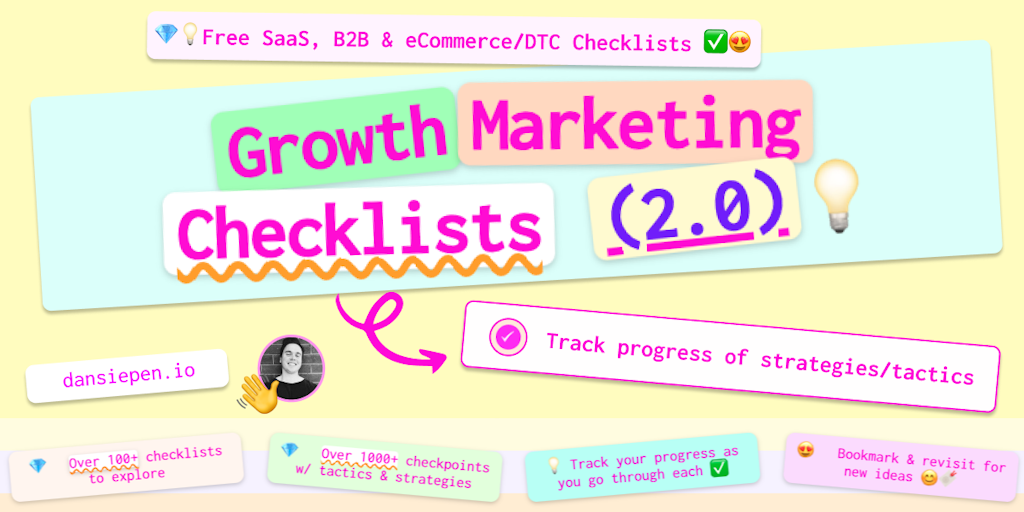 Growth Marketing Checklists 2.0