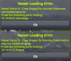 Game load vessel loading error