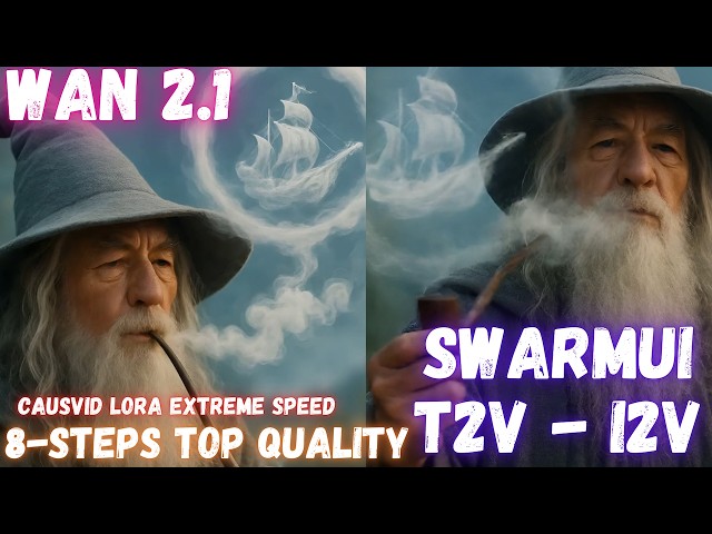Wan 21 Text to Video T2V and Image to Video I2V Tutorial for SwarmUI ...