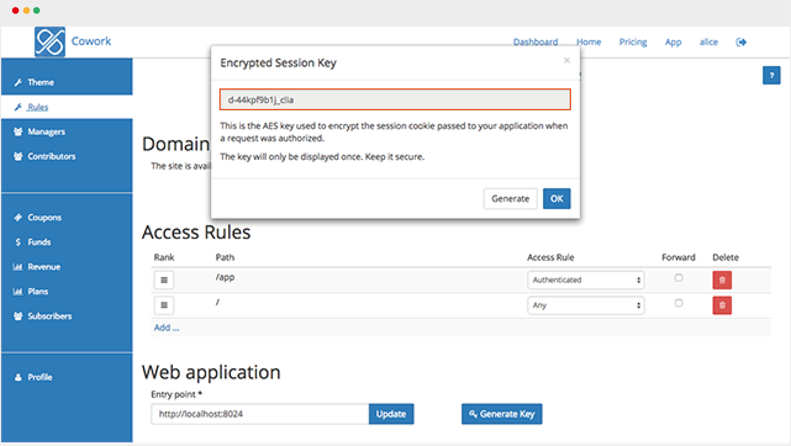 Rules Dashboard