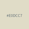 #E0DCC7