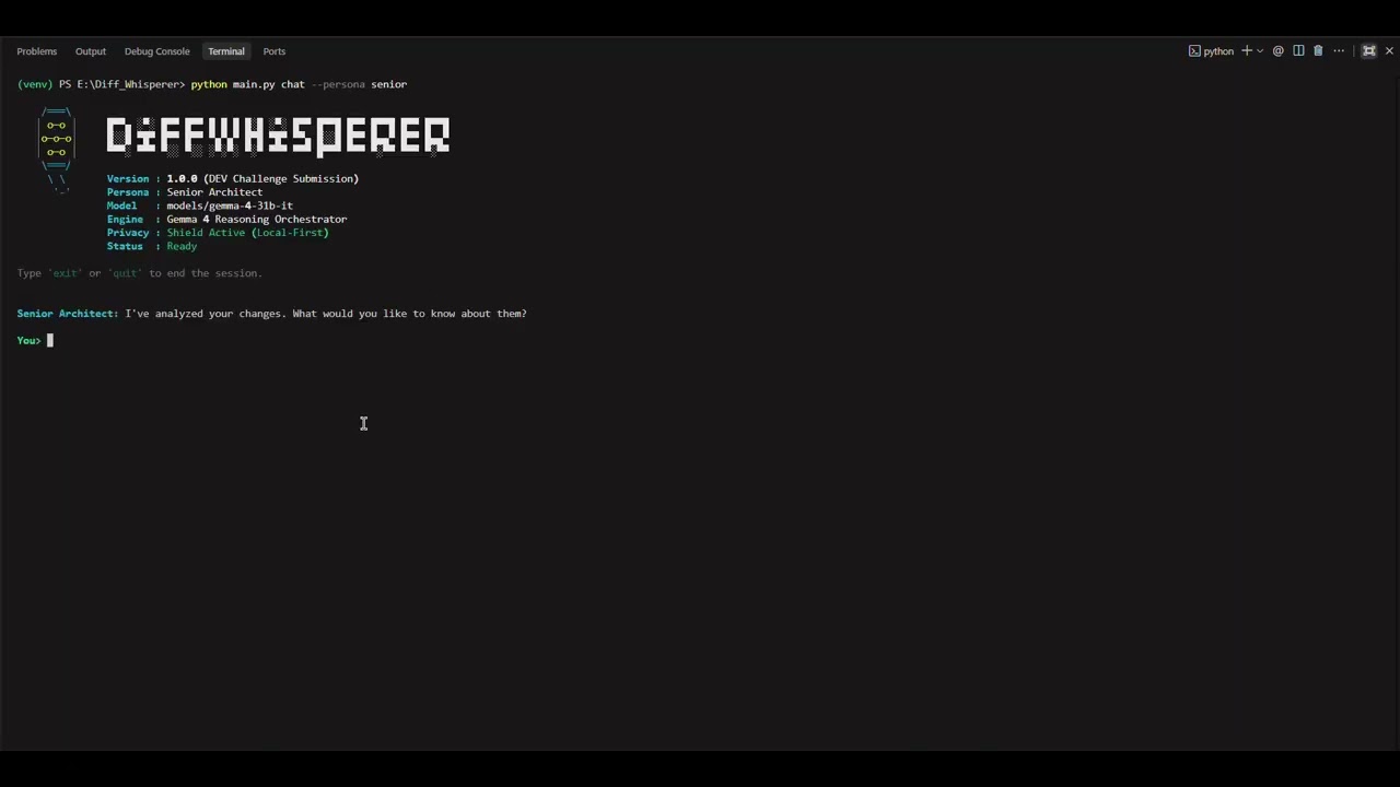 Watch DiffWhisperer Demo on YouTube