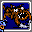 An insectoid monster with bug eyes and gaping toothy mouth
