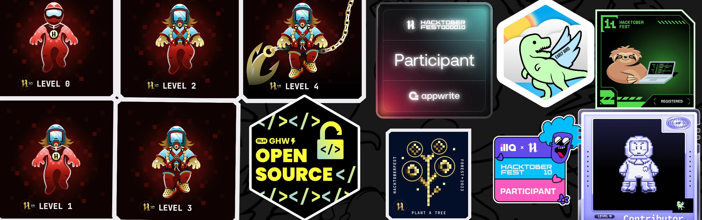 An image of @ashu10dubey's Holopin badges, which is a link to view their full Holopin profile