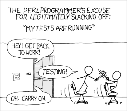 Perl's version of waiting for a compile