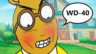 ARTHUR SMASHES D.W IN THE 'EAD