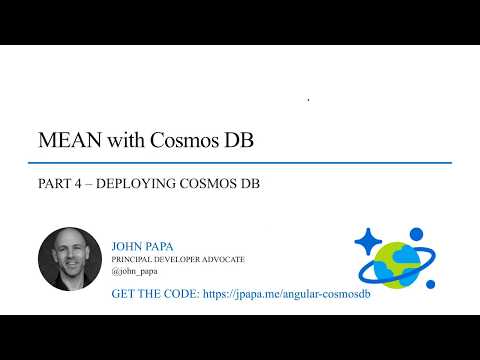 MEAN and Cosmos DB - Part 4