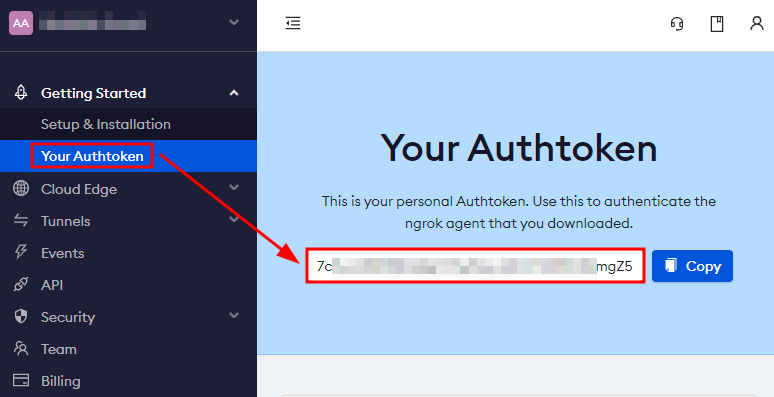 Ngrok Authtoken