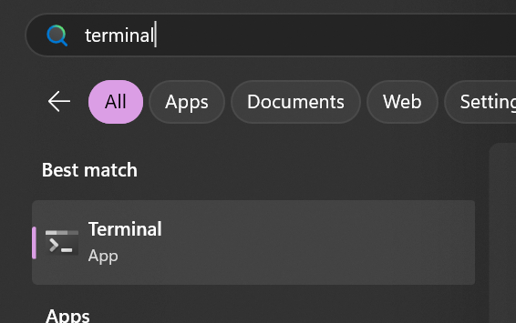 Terminal Navigation