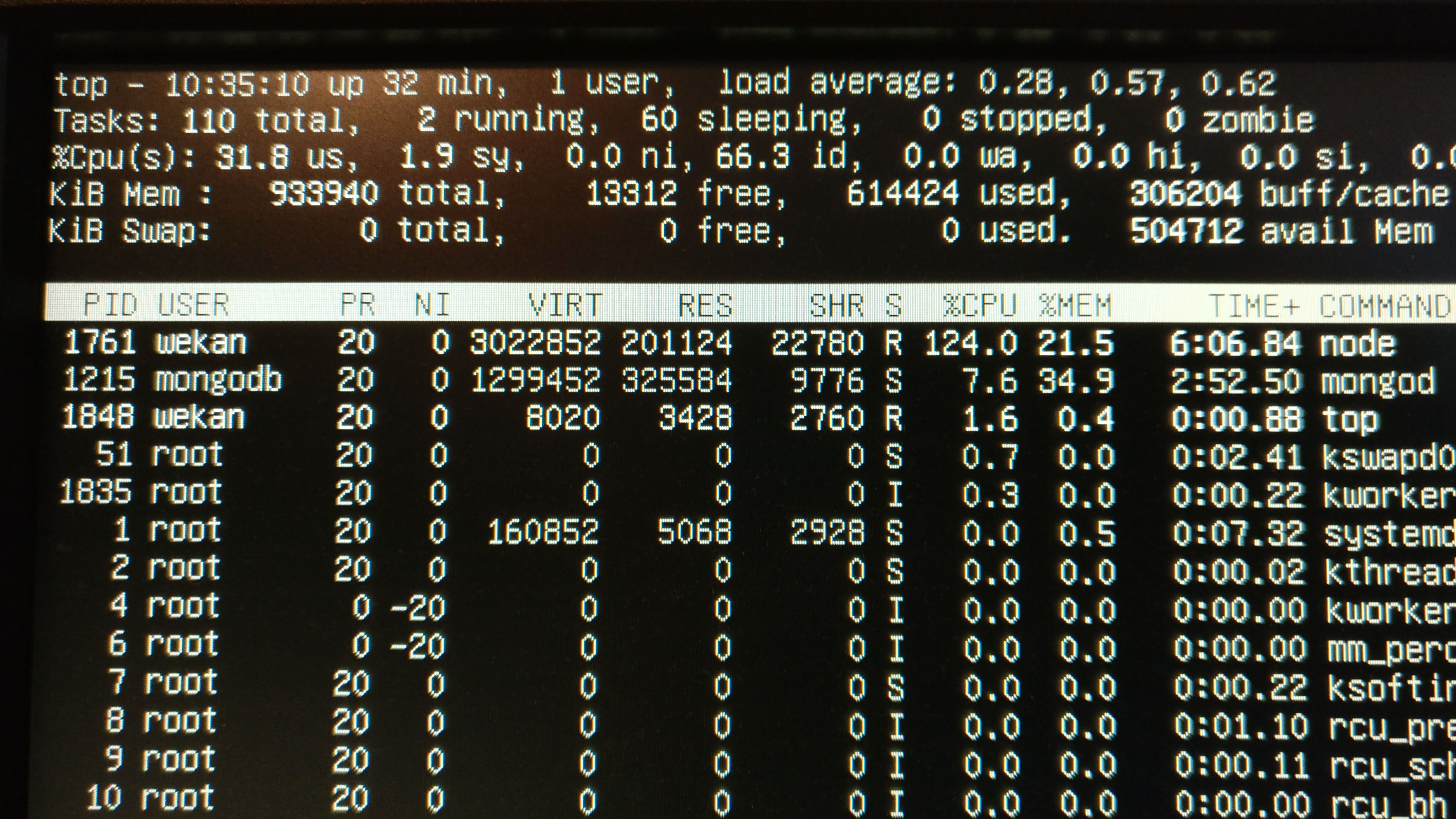 Wekan on RasPi3