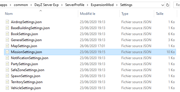 Server Expansion Settings Path