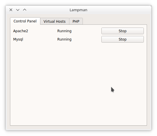 GitHub - CodePlates/lamp-manager: Application to manage the lamp stack ...