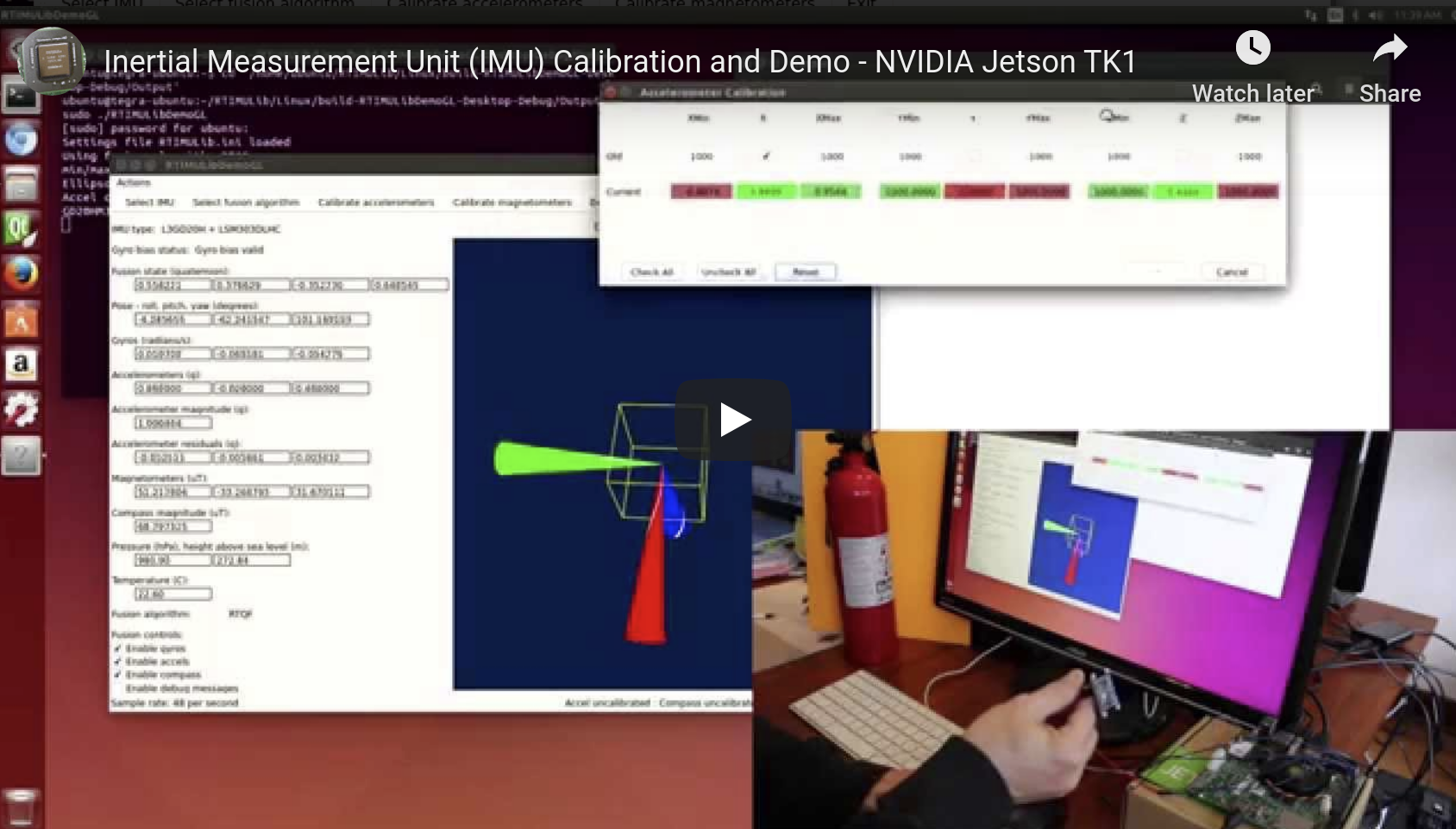 Calibration video